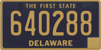 DE license plate 640288
