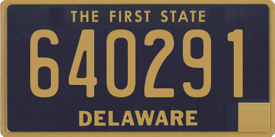 DE license plate 640291