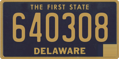DE license plate 640308