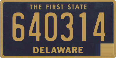 DE license plate 640314