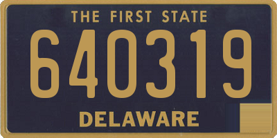 DE license plate 640319