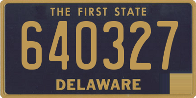 DE license plate 640327
