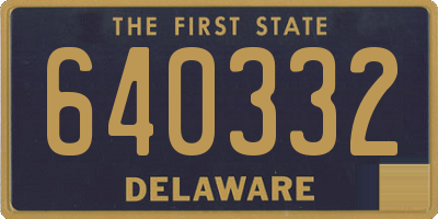 DE license plate 640332