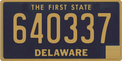 DE license plate 640337