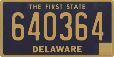 DE license plate 640364