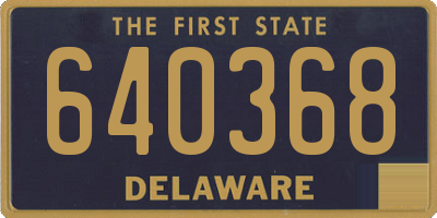 DE license plate 640368