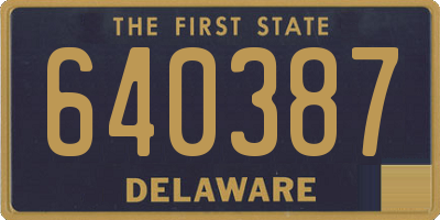 DE license plate 640387