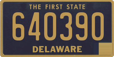 DE license plate 640390