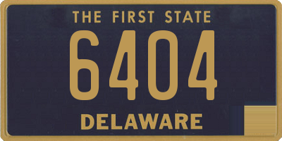 DE license plate 6404