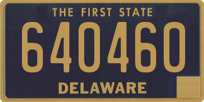 DE license plate 640460