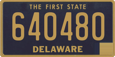 DE license plate 640480