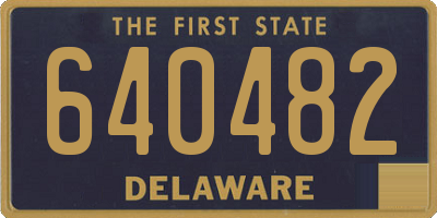 DE license plate 640482