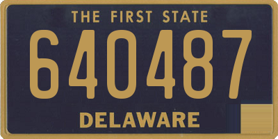 DE license plate 640487