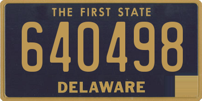 DE license plate 640498