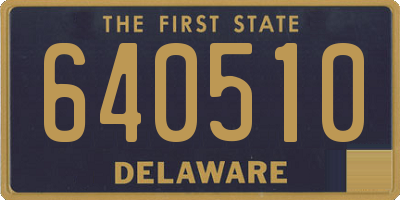 DE license plate 640510