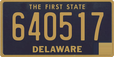 DE license plate 640517