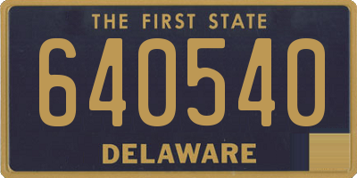 DE license plate 640540