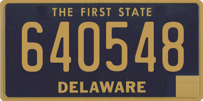 DE license plate 640548