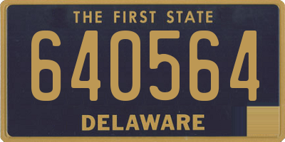 DE license plate 640564