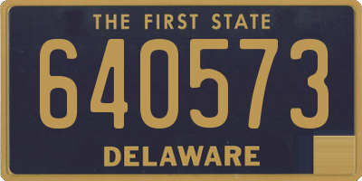 DE license plate 640573