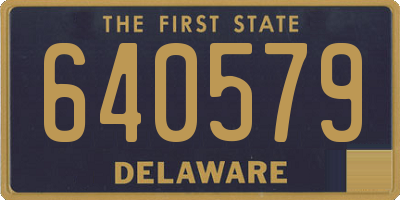DE license plate 640579