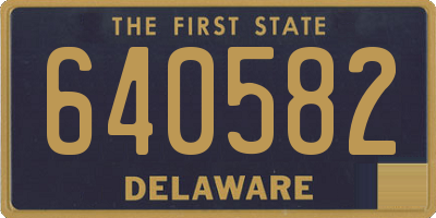 DE license plate 640582