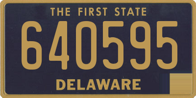 DE license plate 640595