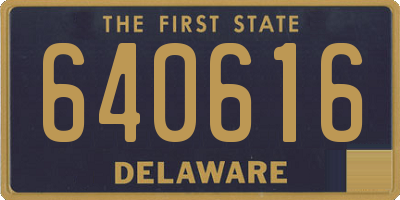 DE license plate 640616