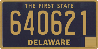 DE license plate 640621