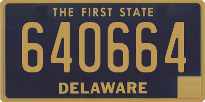 DE license plate 640664