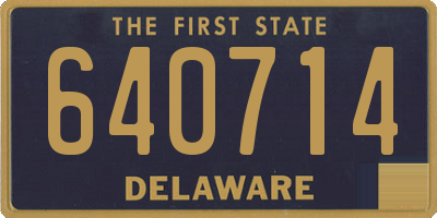 DE license plate 640714
