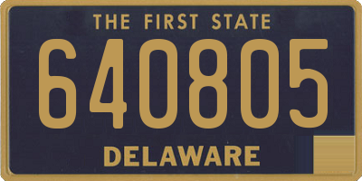 DE license plate 640805