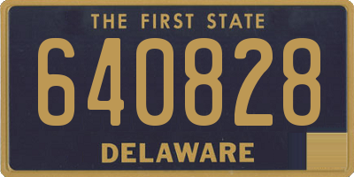 DE license plate 640828