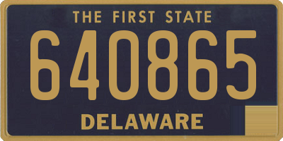 DE license plate 640865