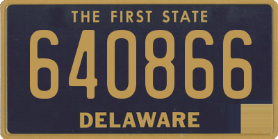 DE license plate 640866