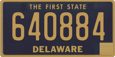 DE license plate 640884