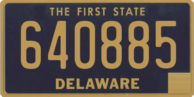 DE license plate 640885
