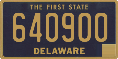 DE license plate 640900