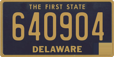 DE license plate 640904