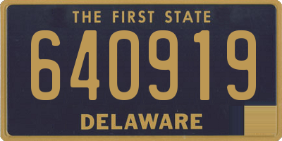 DE license plate 640919