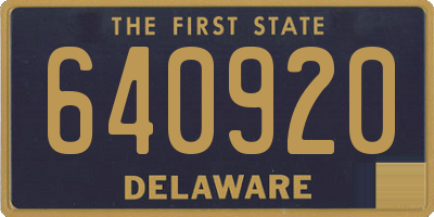 DE license plate 640920