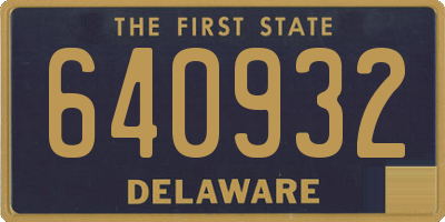 DE license plate 640932