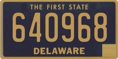 DE license plate 640968