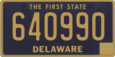 DE license plate 640990