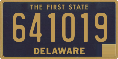 DE license plate 641019