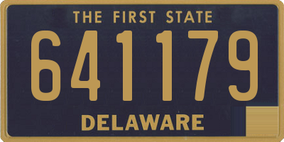 DE license plate 641179