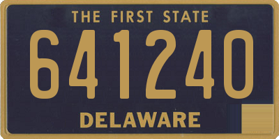 DE license plate 641240