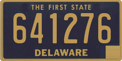 DE license plate 641276