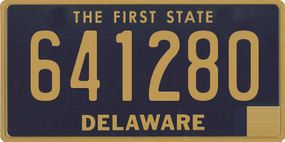 DE license plate 641280