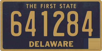 DE license plate 641284